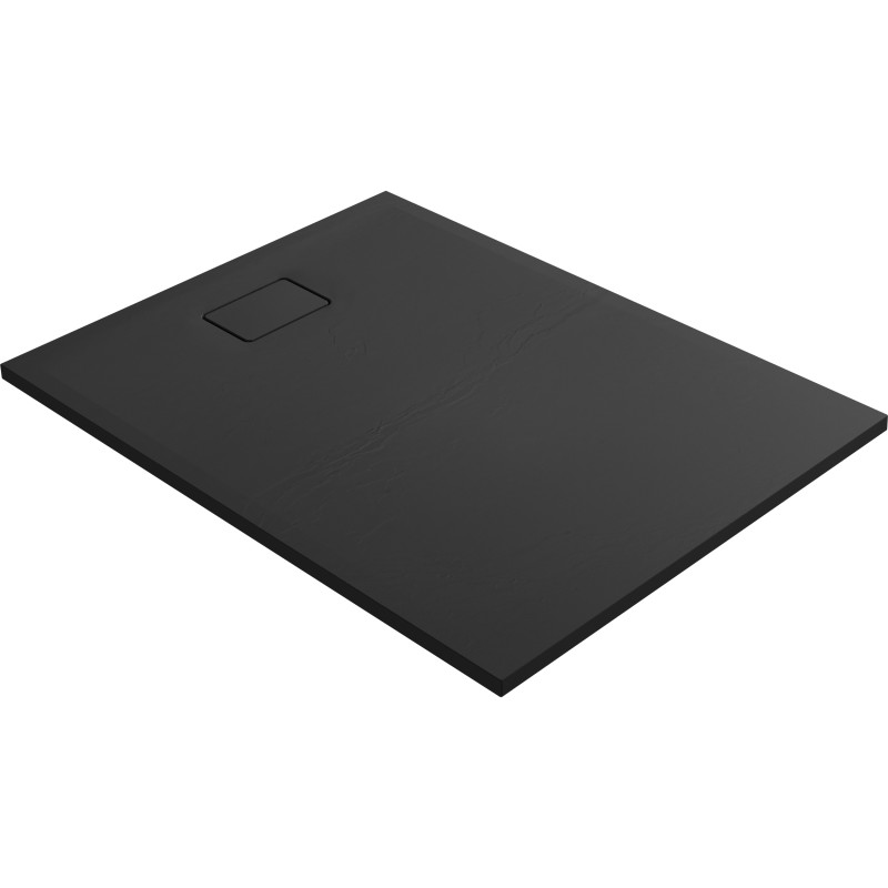 Receveur de douche Terreno rectangle noir basalte 120 x 90 cm ALLIBERT