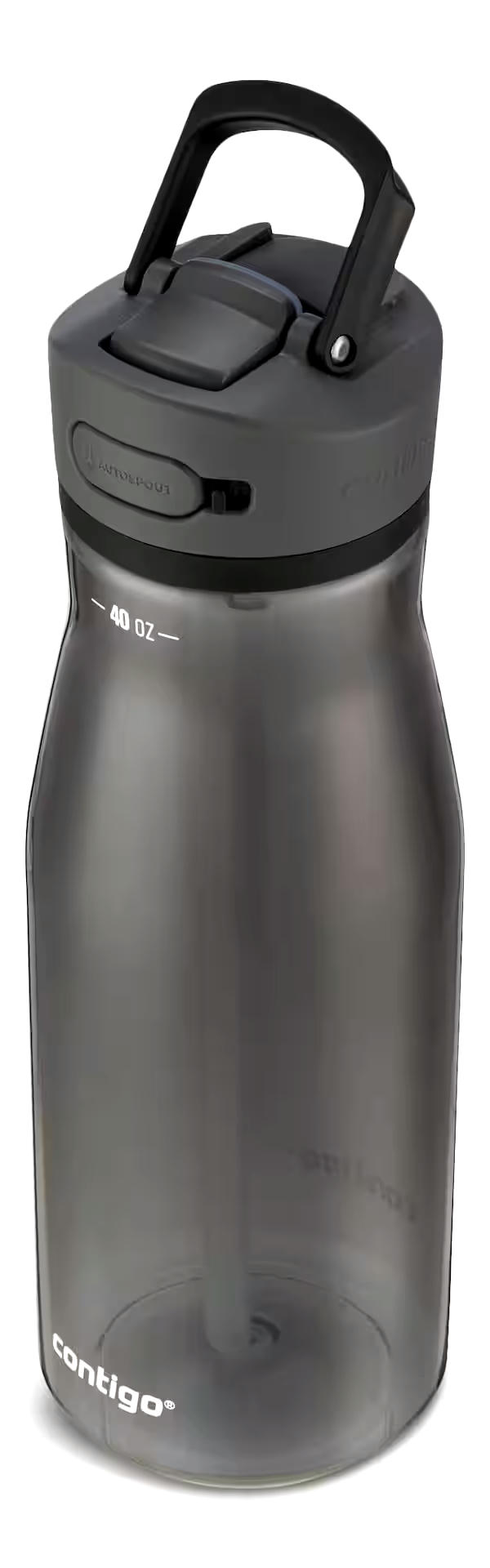 Contigo Ashland 2.0 BPA-Free Travel Straw Water Bottle with AUTOSPOUT® Lid & Handle, 40-oz