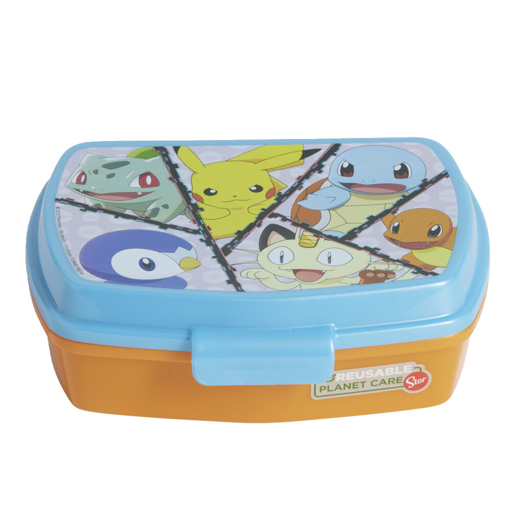 BoÎte à sandwich Pokémon plastique 14x17x5,6cm