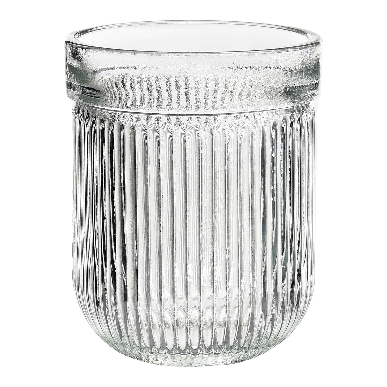 Mini-Vase Groove Klar, ⌀ 6.5 cm, H 80 mm