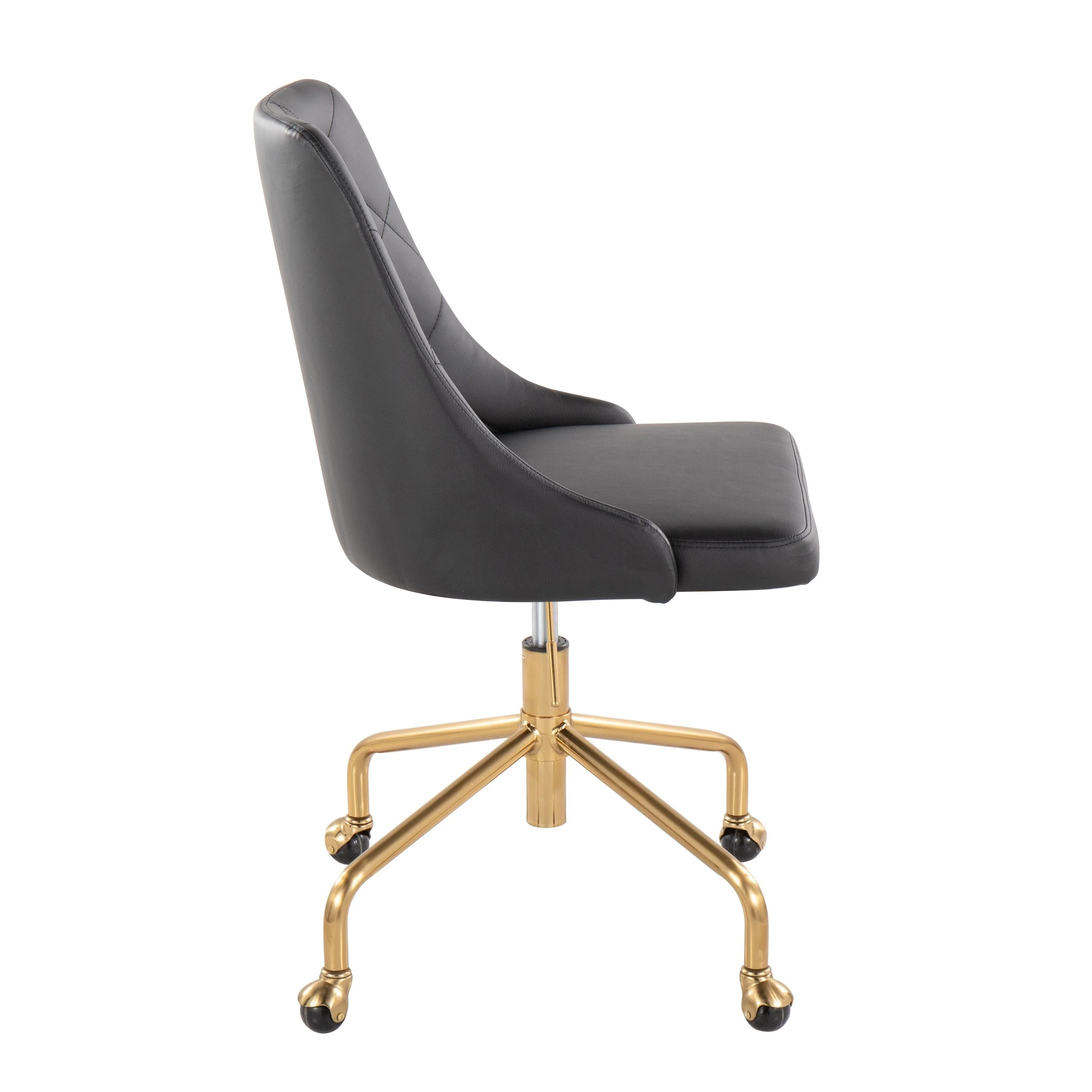 Modern Swivel Task Chair with Adjustable Height and 360-Degree Swivel, Ideal for Office and Home Use.