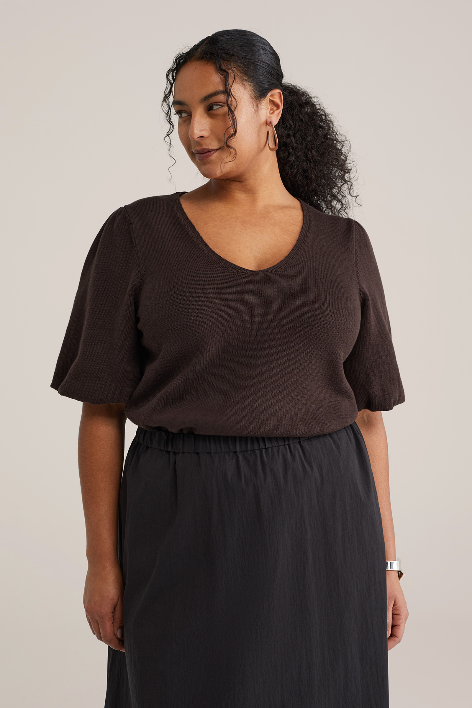 Dames gebreide trui - Curve