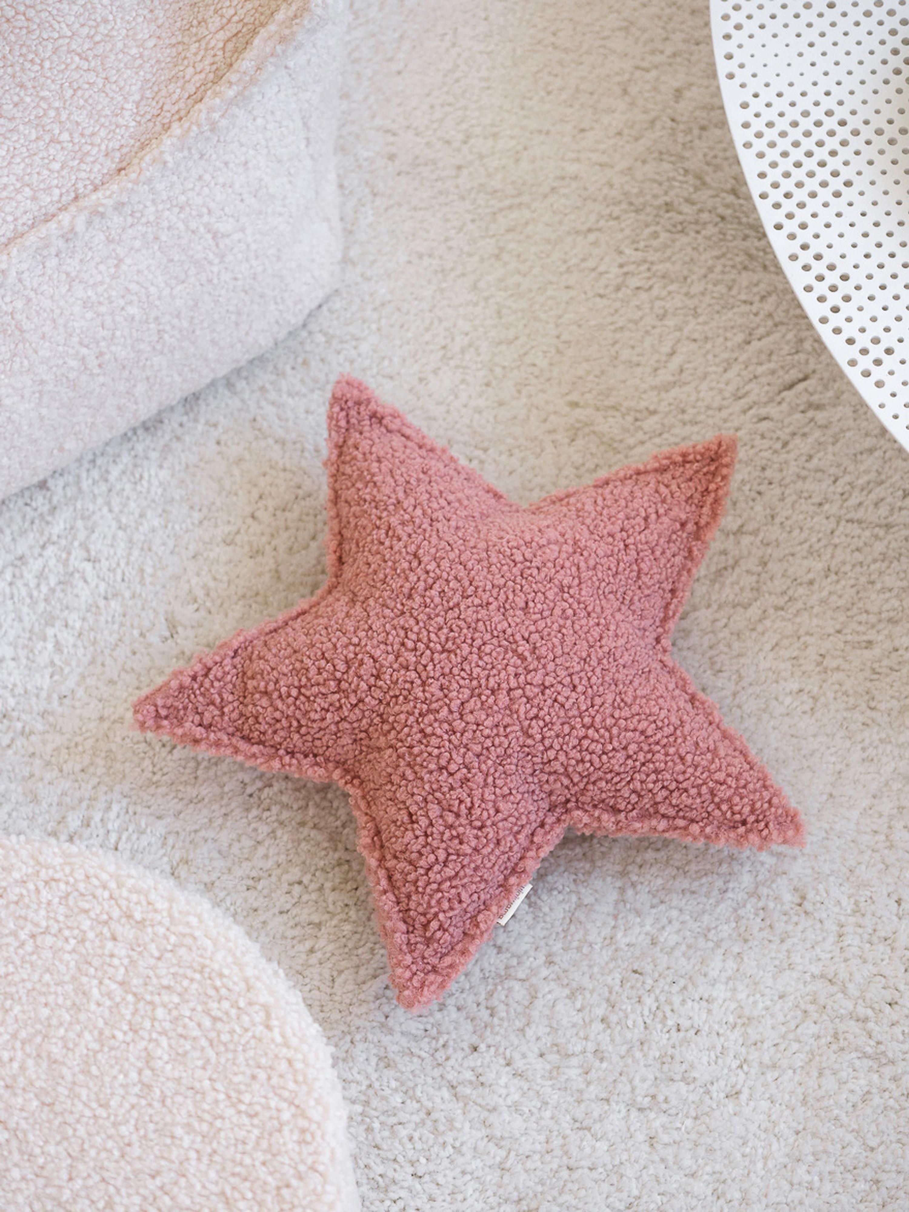 Kinder Teddy-Kuschelkissen Star