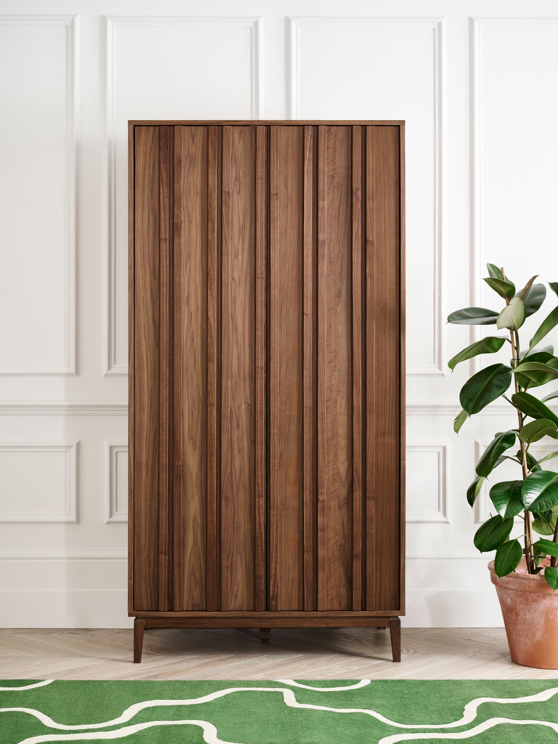 Jasper Conran London Brown Belgrave Walnut Wardrobe