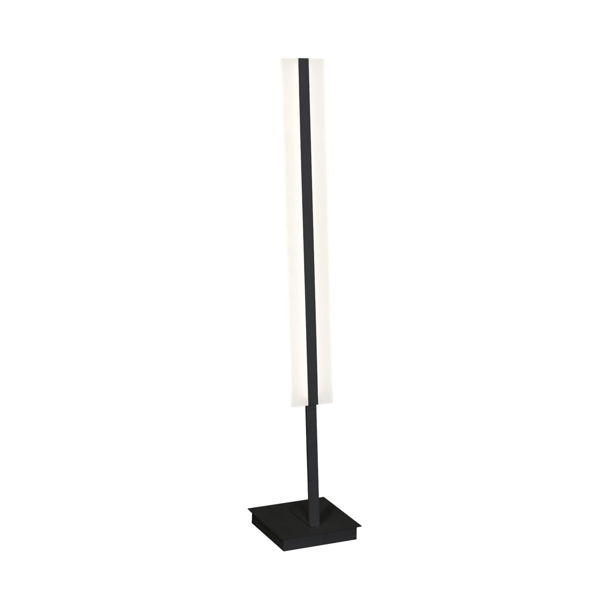 Lampa podłogowa RAY czarno-biała LED 1x36W Neutralna biel 2520lm Milagro