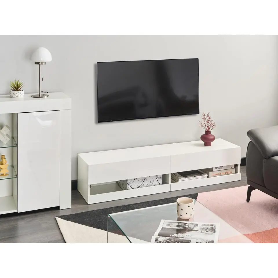 EDMONTON - TV-meubel - Wit - MDF