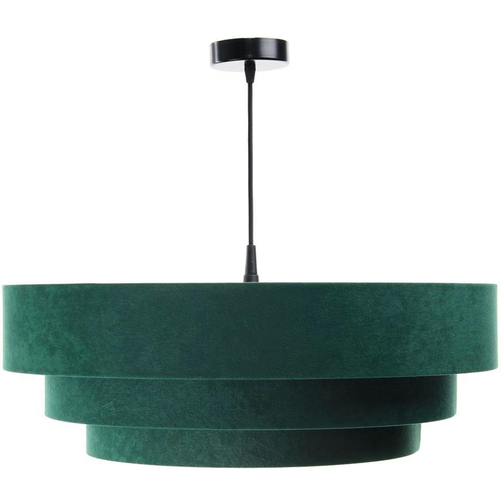 TRINITI - Suspension Tissu Vert 60x60x25 cm