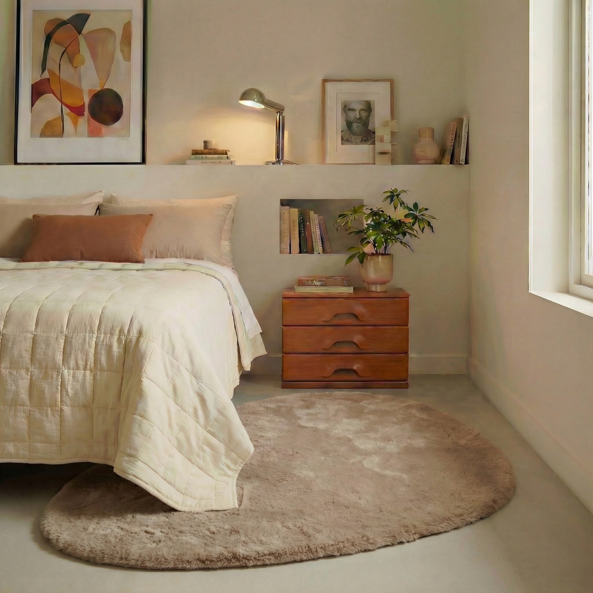 Mrcarpet Organisch Hoogpolig vloerkleed Extra Zacht Fluffy - Taupe 230 x 330cm