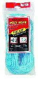 KingCord Polypropylene Hollow Braided Rope, Blue, 50-ft