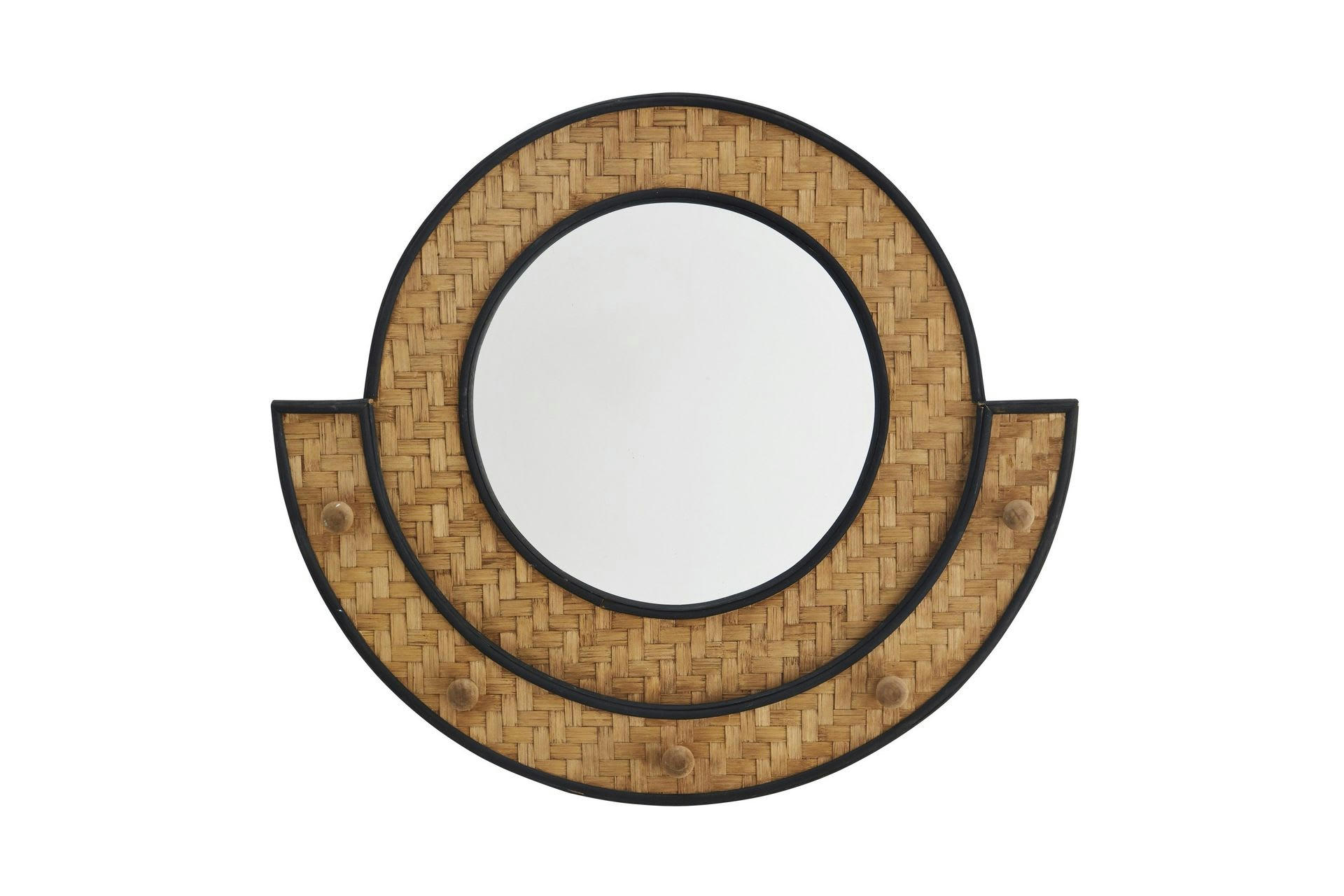 REAL - Miroir avec 5 crochets