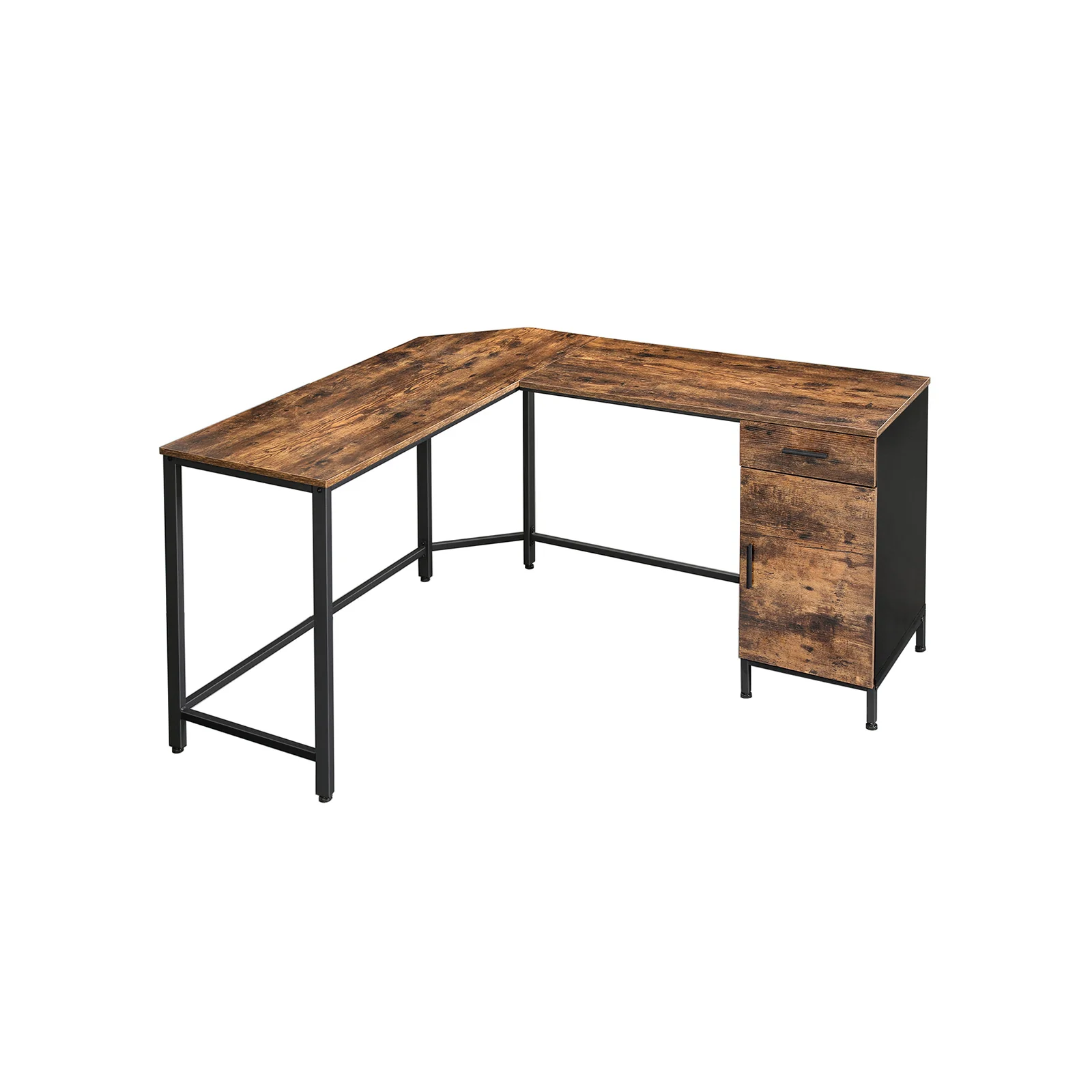 Table en forme de L avec tiroir