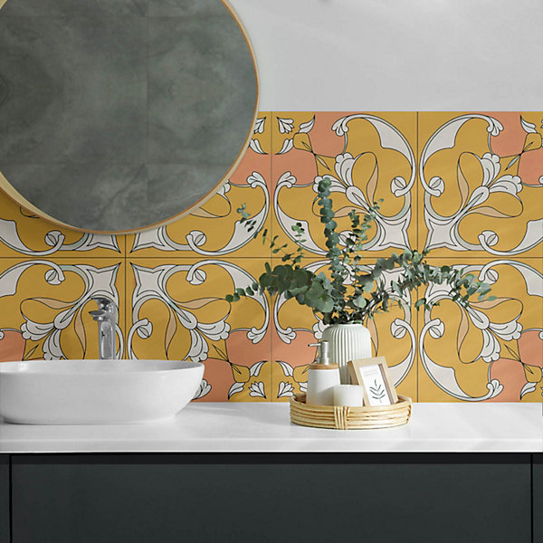 Panneau Mural Wallfluent 120x60 cm Motif Géométrique Abstrait 1 pièce