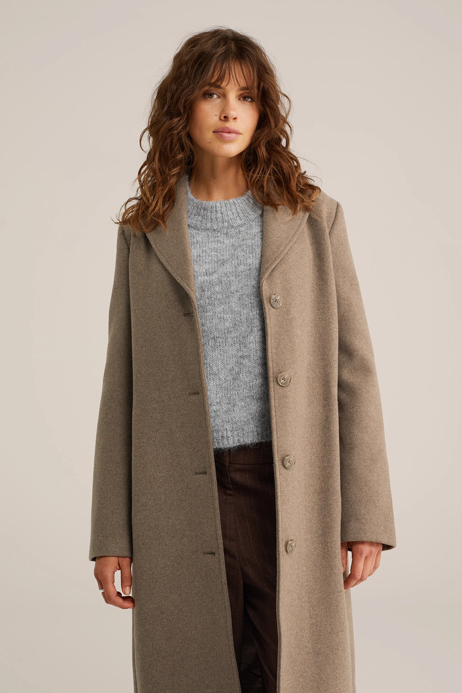 Dames jas van wolmix