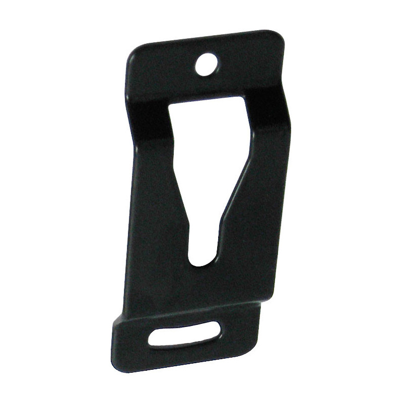 Plaquette de fixation pour volet en métal noir 2 pièces TEKNIBOX