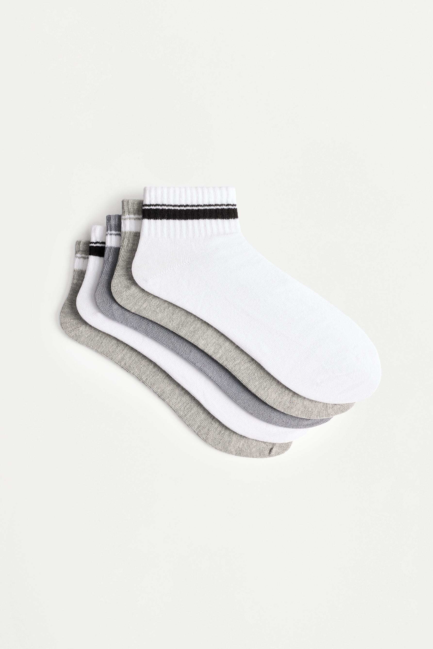 Calcetines tobilleros raya (Pack 5)