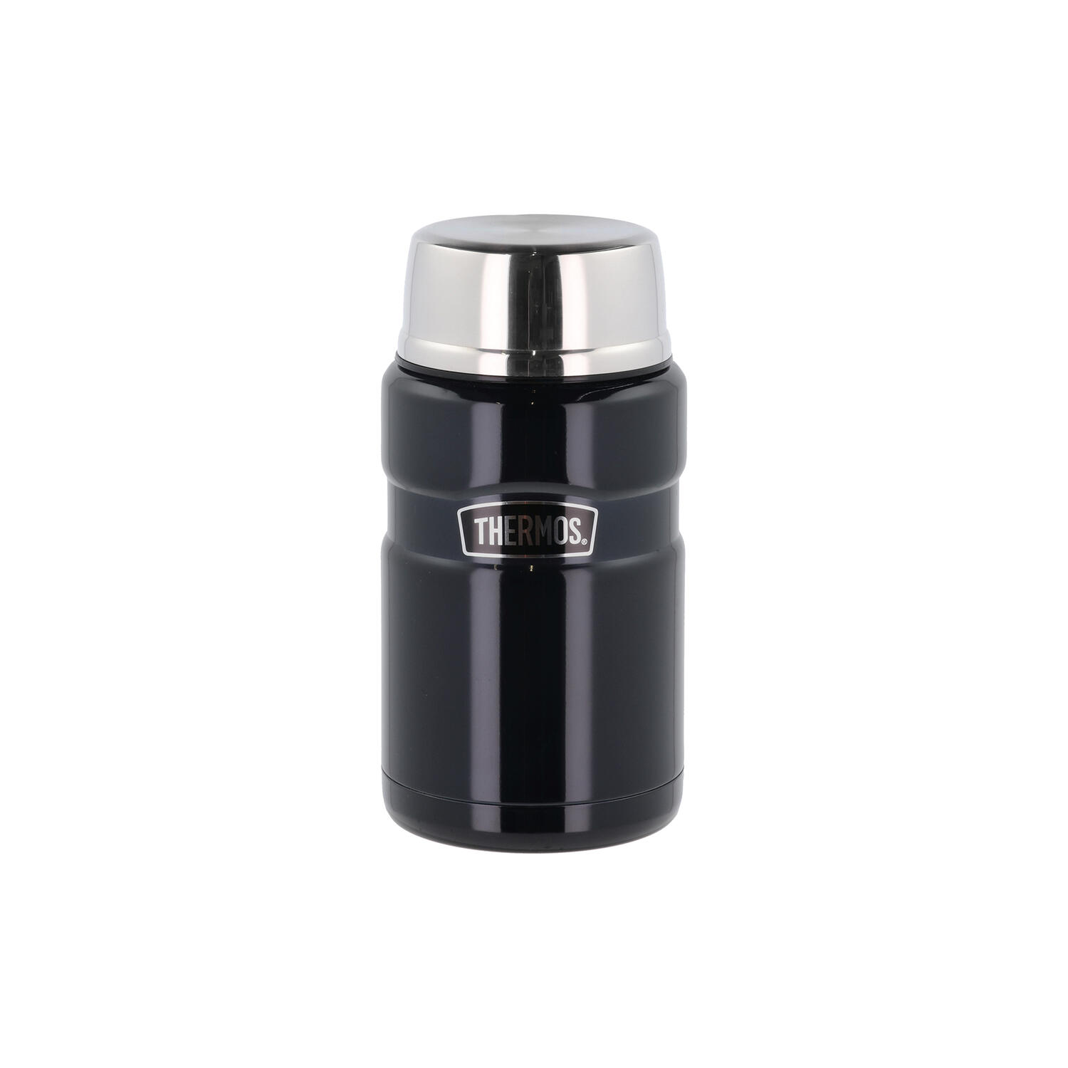 Stainless King madtermoflaske, midnight blue