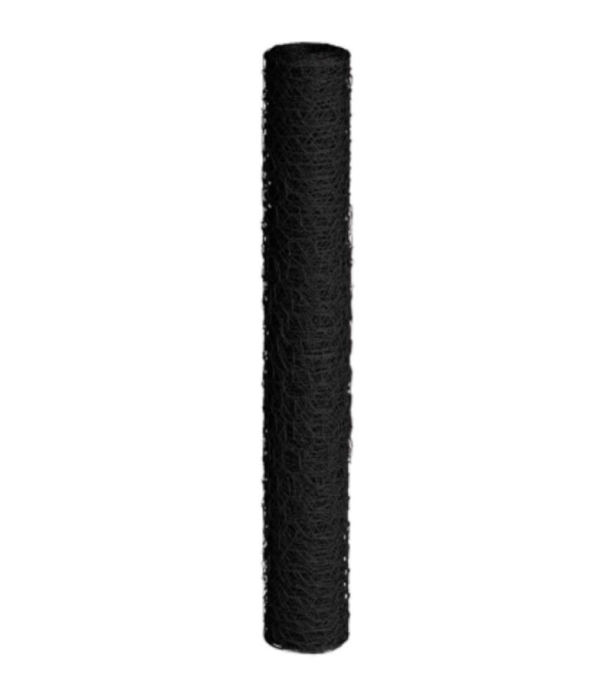 HØNSENETTING SVART H:75CM 10M/RULLE