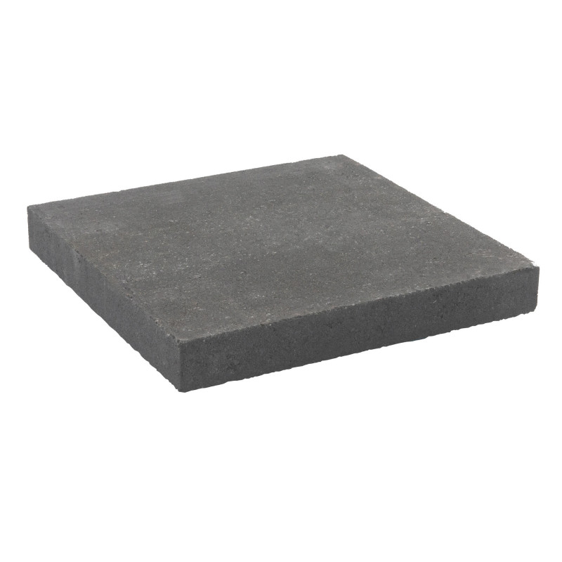 Palette 40 Dalles noires en béton 50 x 50 x 4,5 cm COBO GARDEN