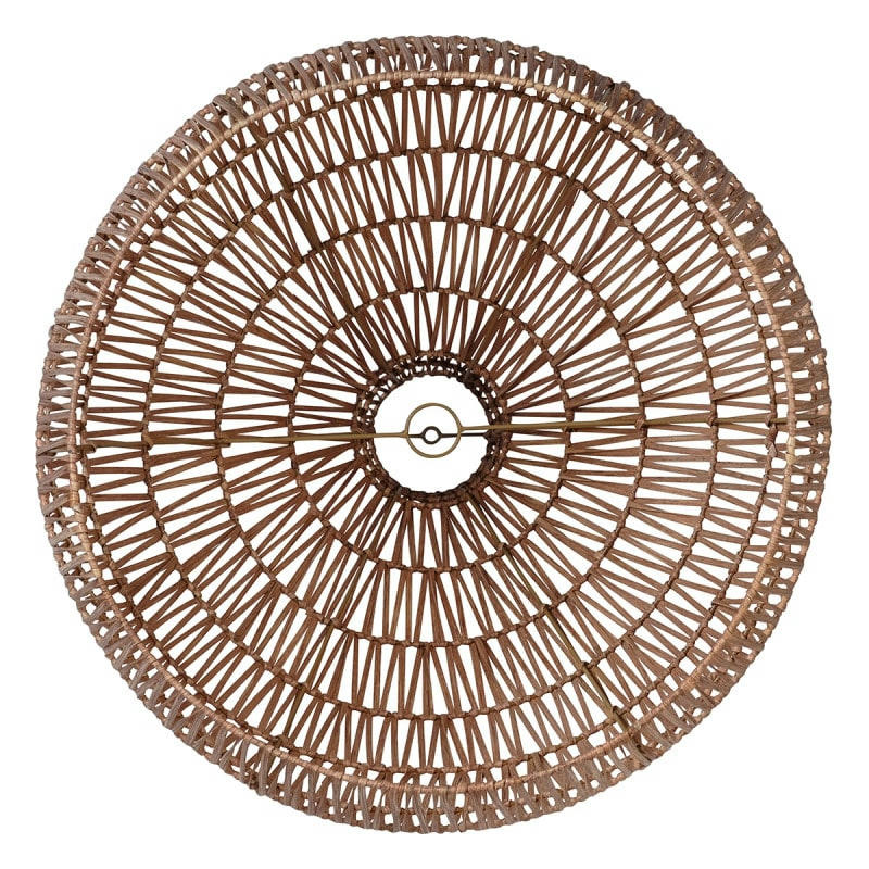 - Abat-jour conique en rotin