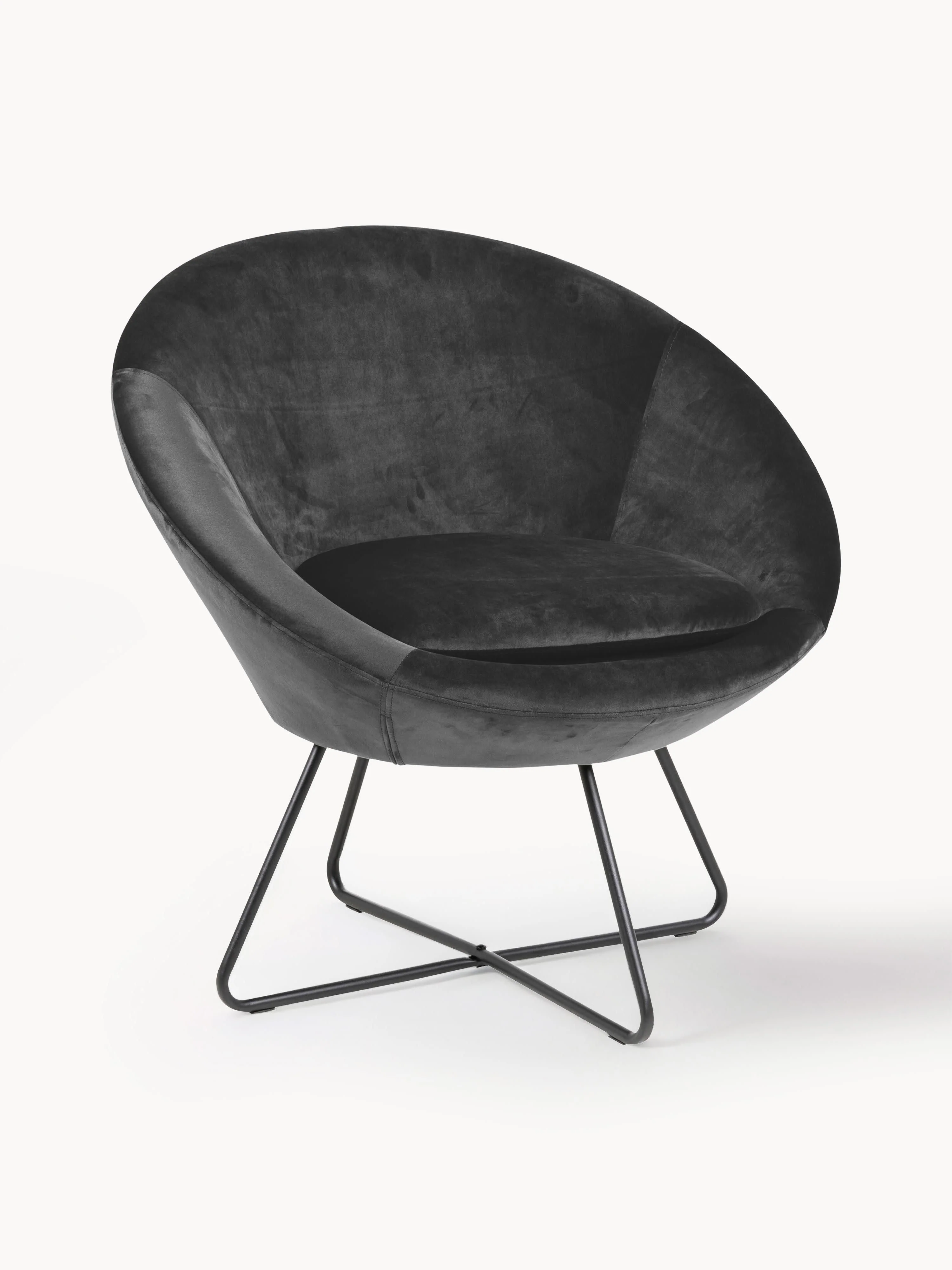 Samt-Cocktailsessel Center