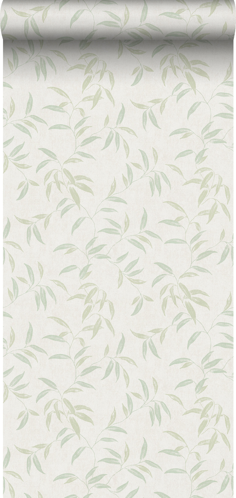 Sanders & Sanders behang bladeren vergrijsd groen - 53 cm x 10 m - 640235