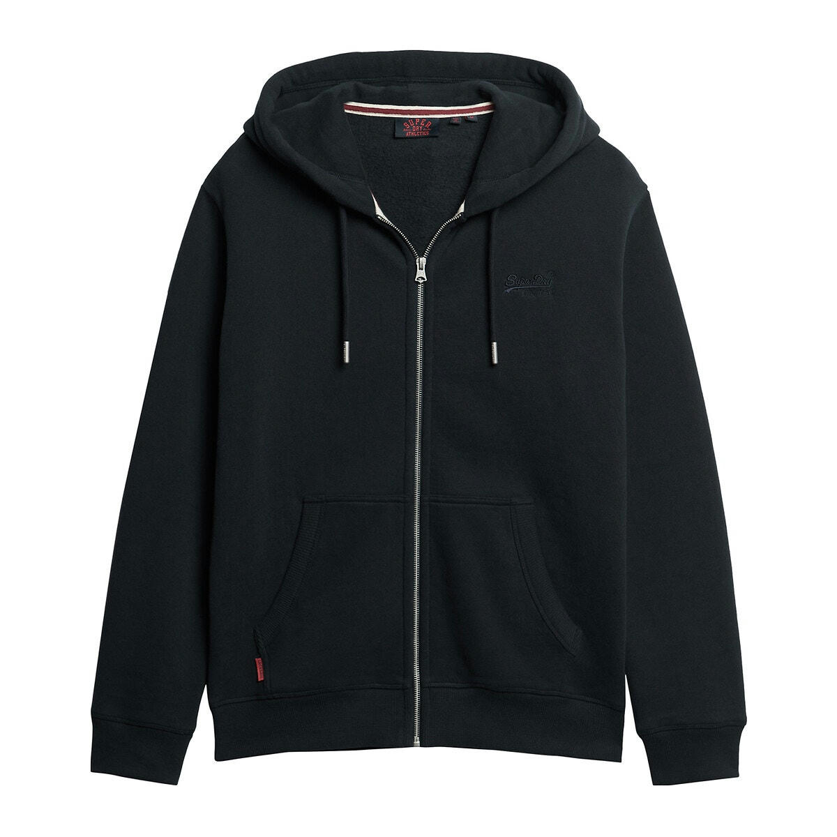 Sweat à capuche zippé à logo Essential