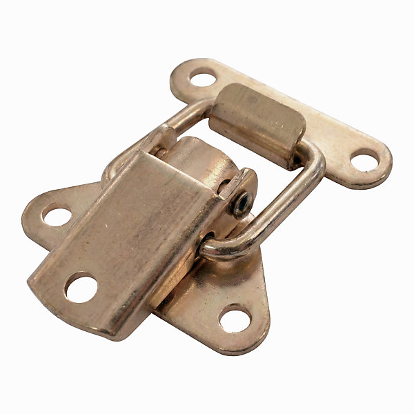 Fermoir levier Acier laitonné l. 33 mm x H. 60 mm