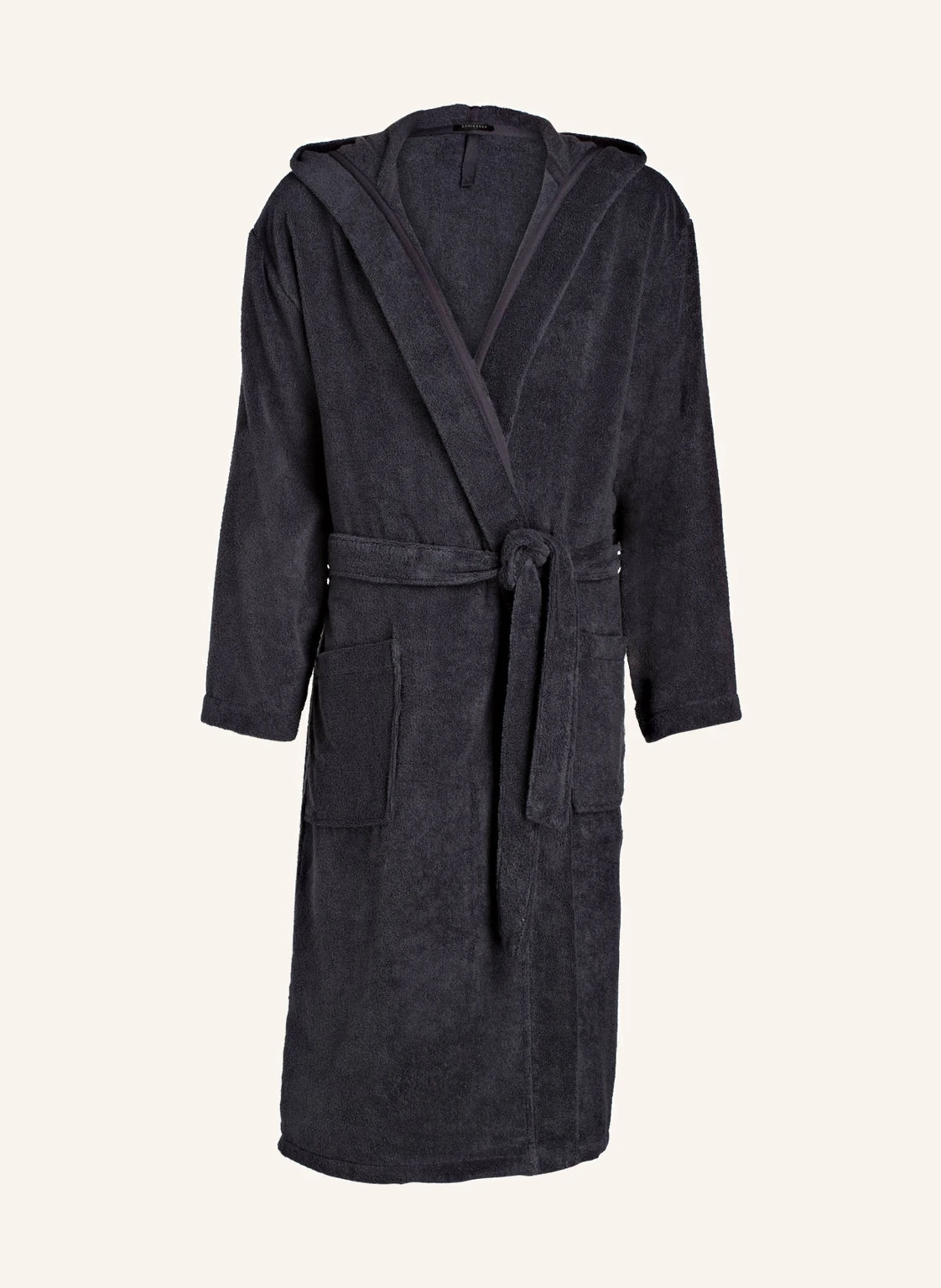 SCHIESSER Herren-Bademantel ESSENTIALS mit Kapuze