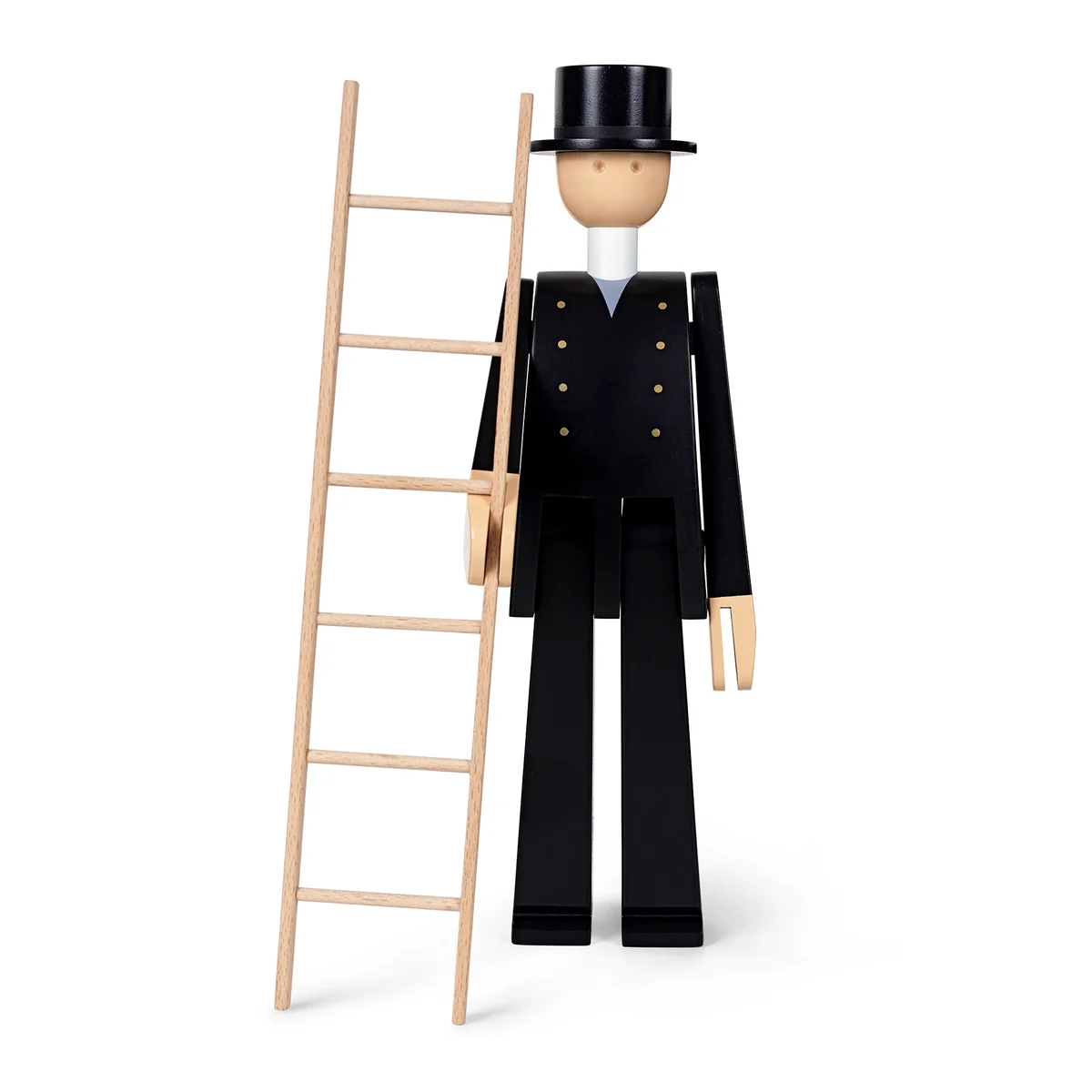 Kay Bojesen - Schornsteinfeger Holzfigur, schwarz