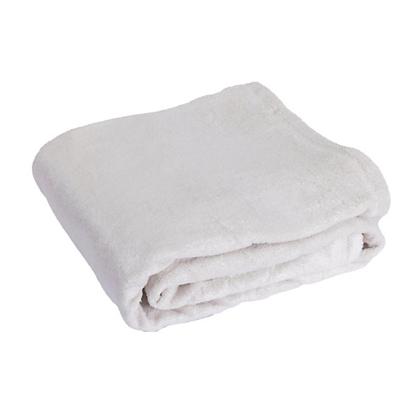 Couverture plaid Beige 130x170 cm FLANBERG - SACASA
