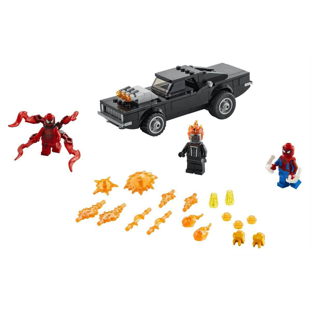 LEGO® Super Heroes Spider-Man and Ghost Rider vs. Carnage Building Toy Kit, Ages 7+