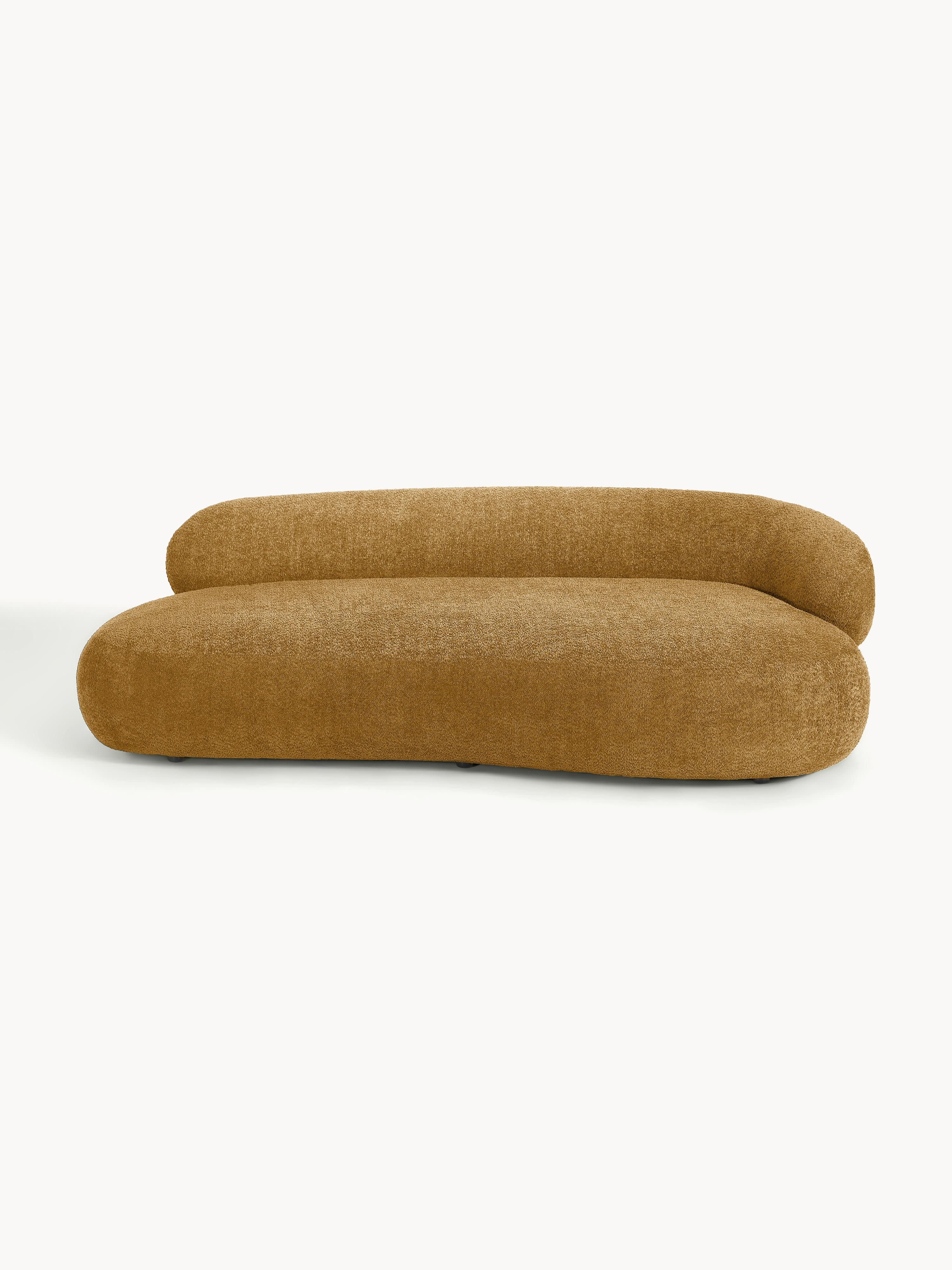 Sofa Alba (3-Sitzer) aus Teddy-Bouclé