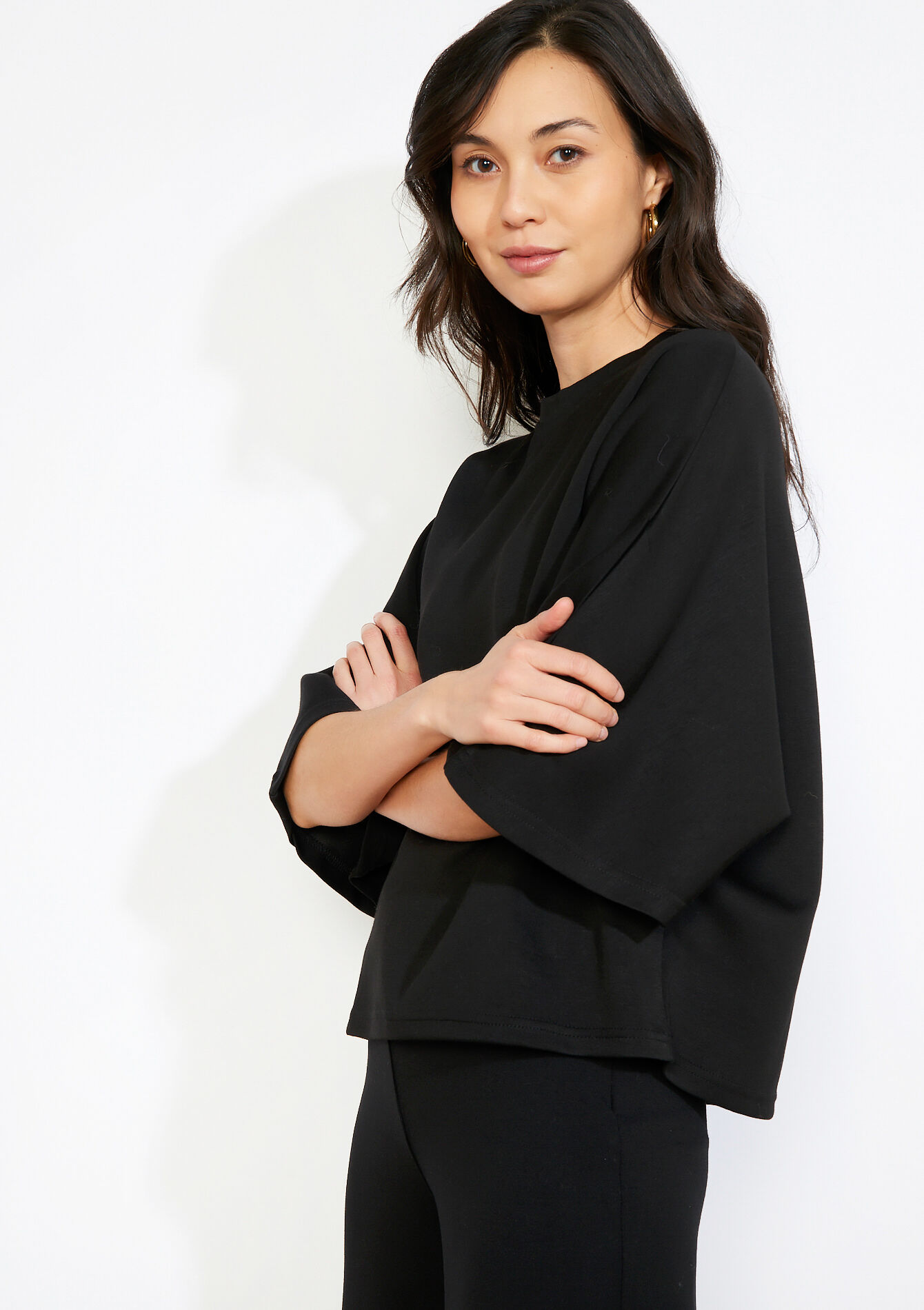 Oversized minimalistische trui