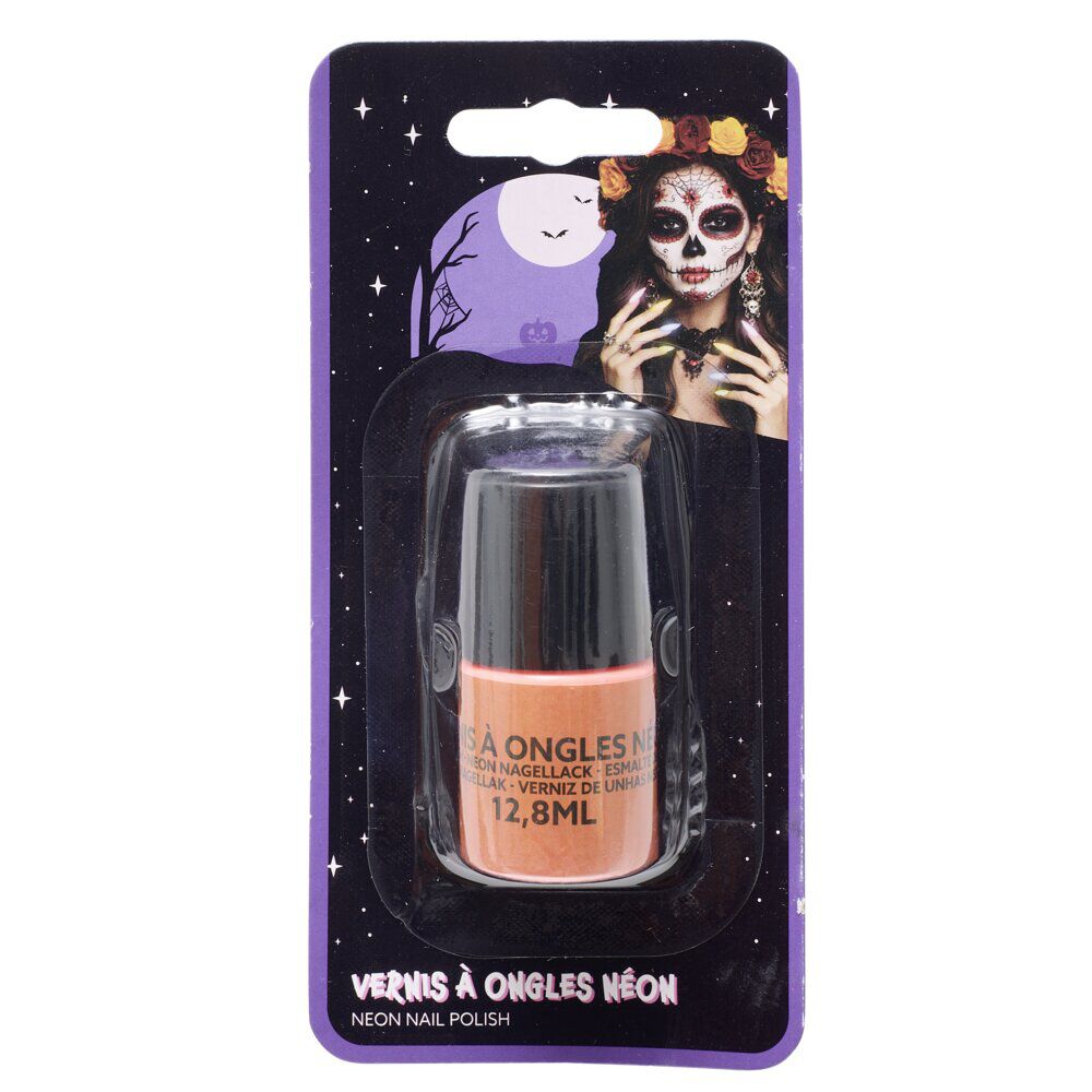 Vernis à ongles Halloween couleur néon (4 modèles)