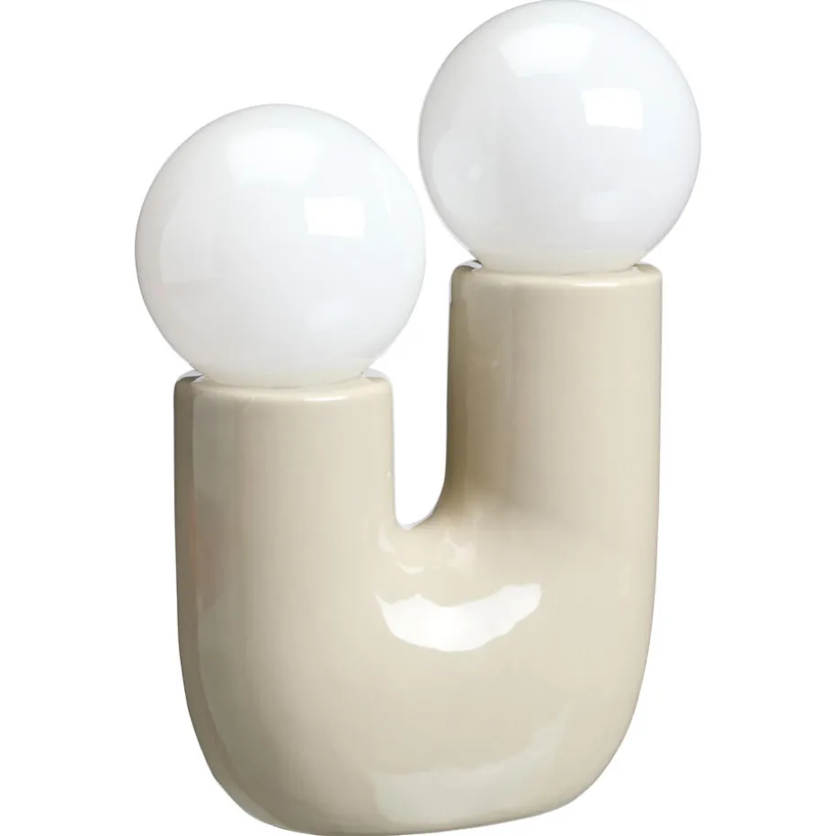 Kwantum Tafellampen | Tafellamp Oberon  Grijs