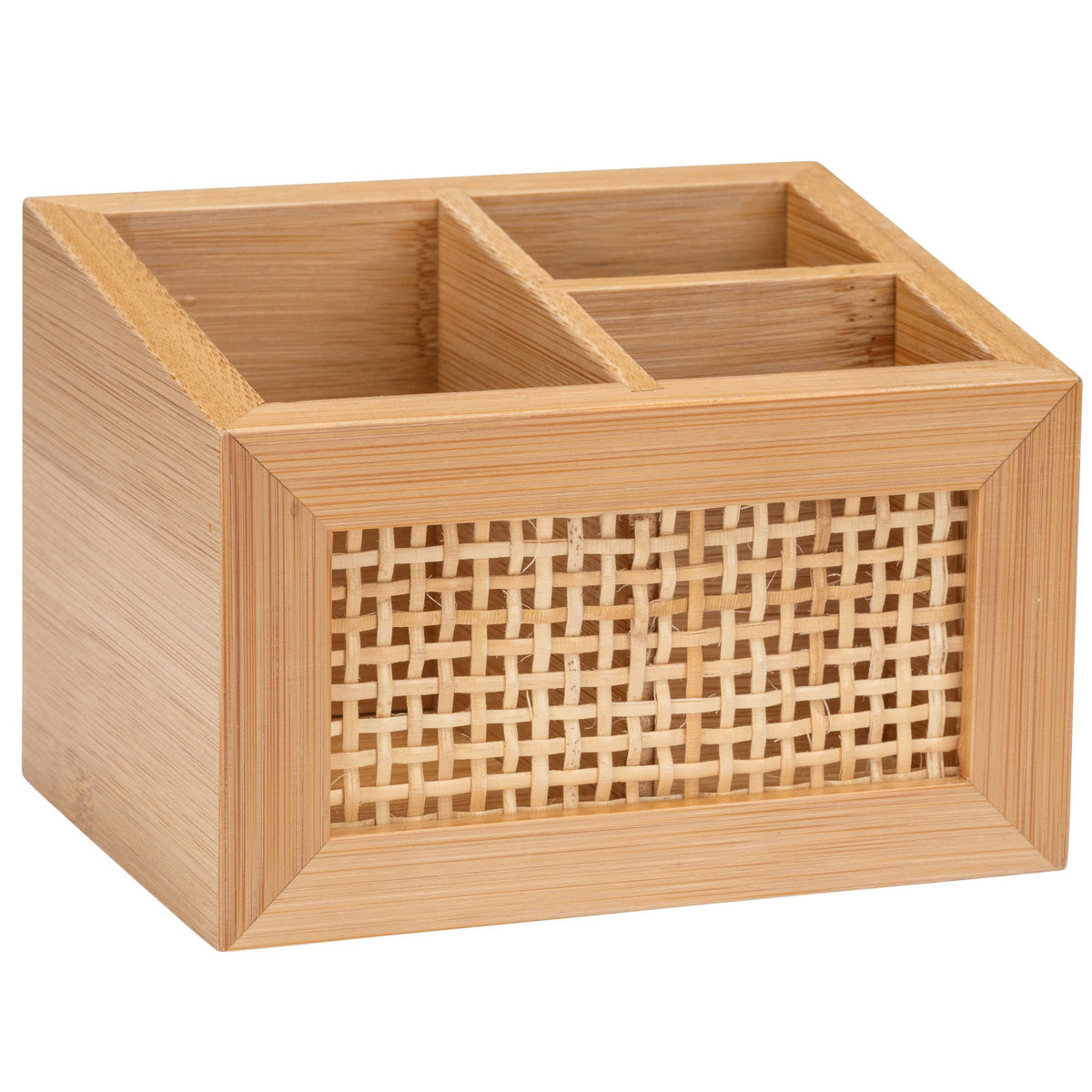 Uniwersalny pojemnik ALLEGRE BAMBOO, 3 przegrody