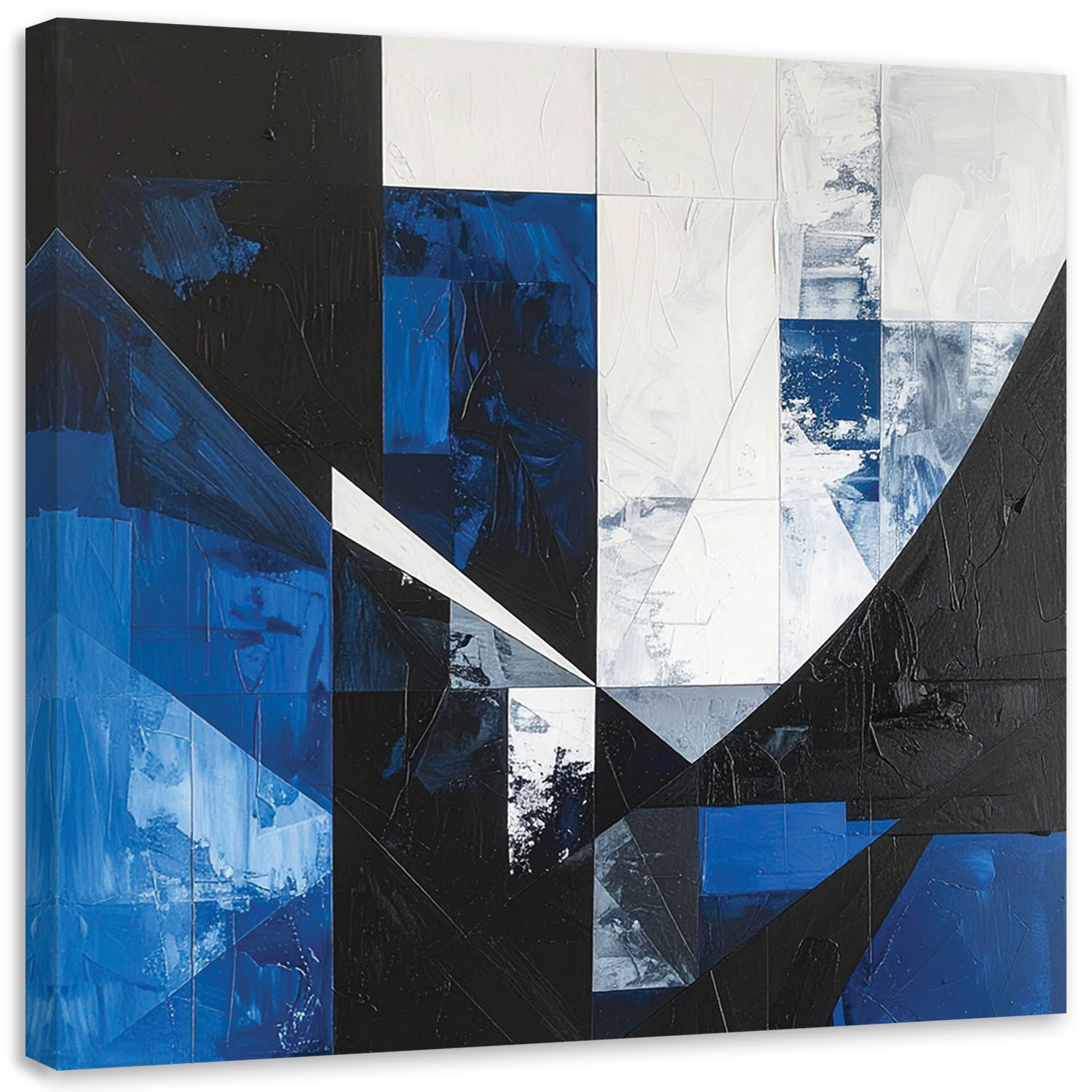 Obraz do salonu sypialni biura, Abstrakcja kształty geometryczne 20x20