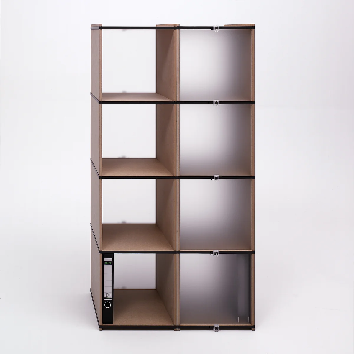 Tojo - Aktenpack, MDF beschichtet weiß