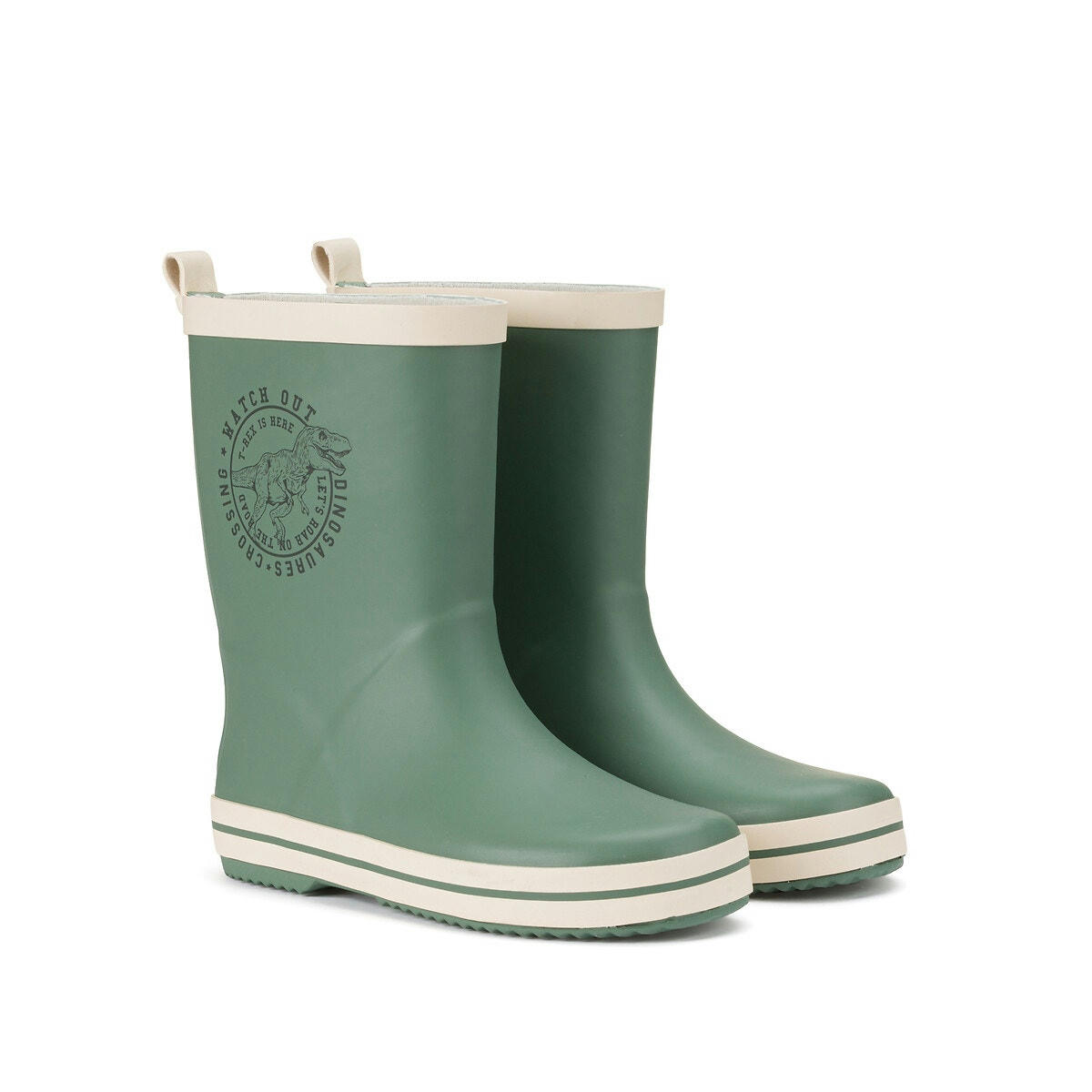 Bottes de pluie, imprimé T-Rex