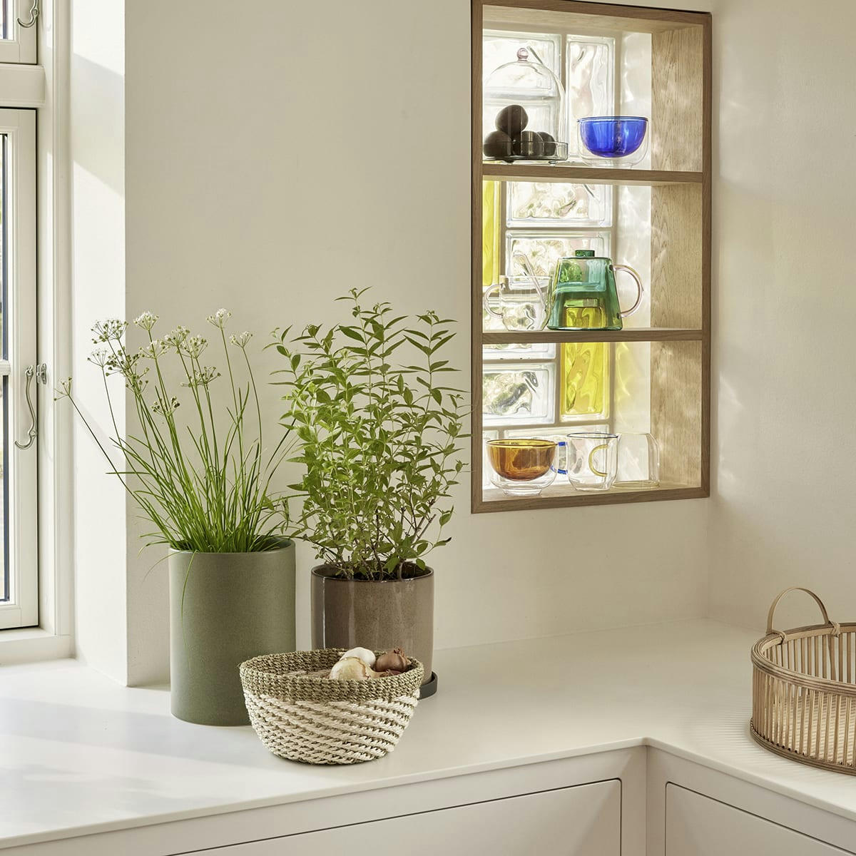 ERA - Pots en céramique marron (set de 2)