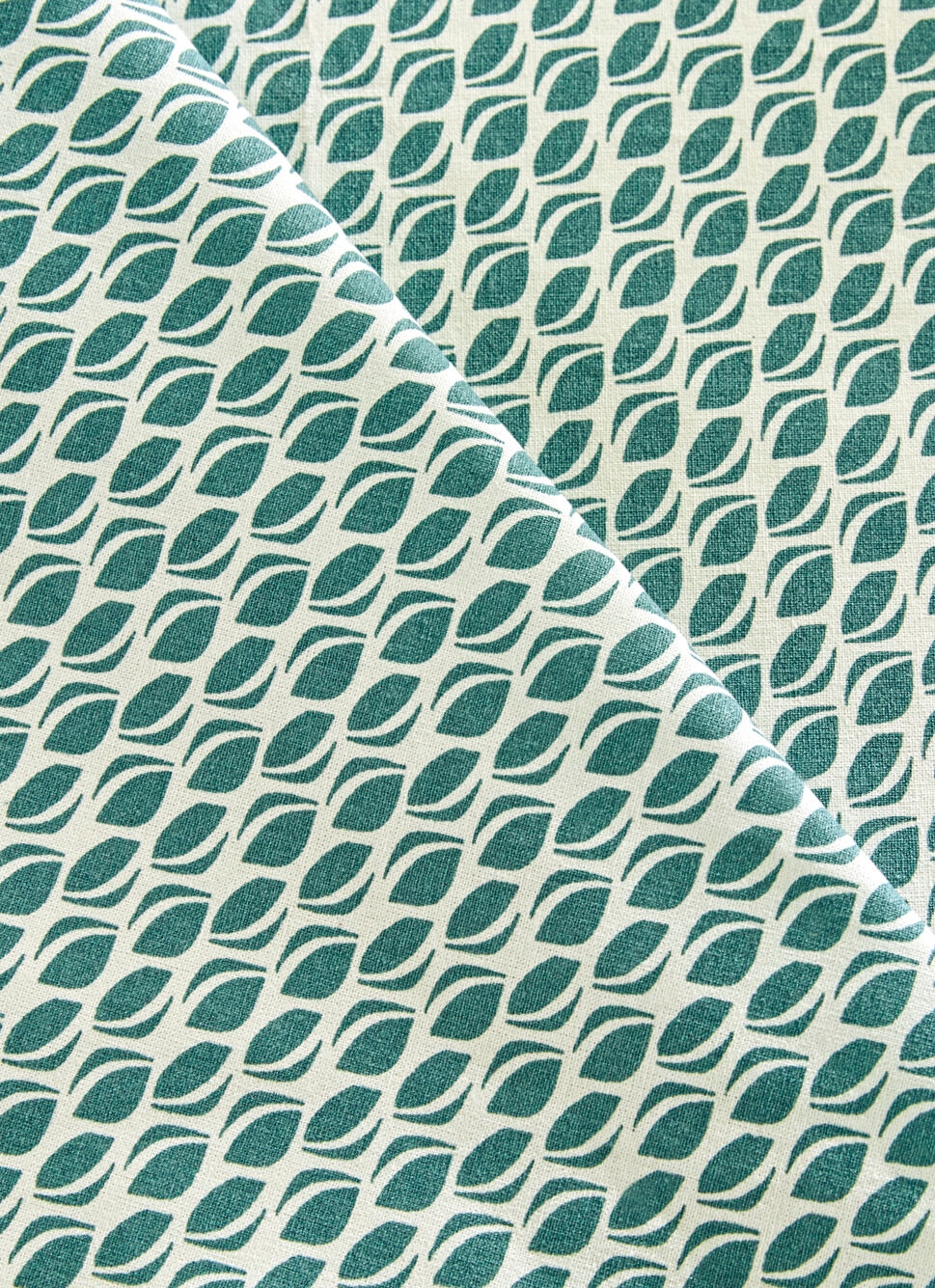 NAPPE ENDUITE IMPRIMÉ GRAINS DE CAFÉ VERT CÈDRE