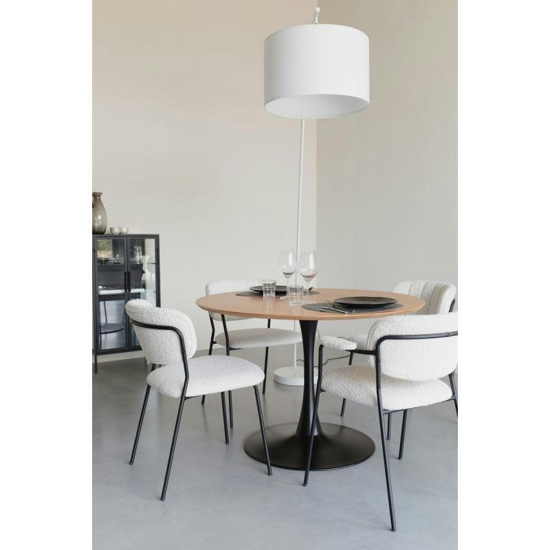 RAKU - Table design en bois noir