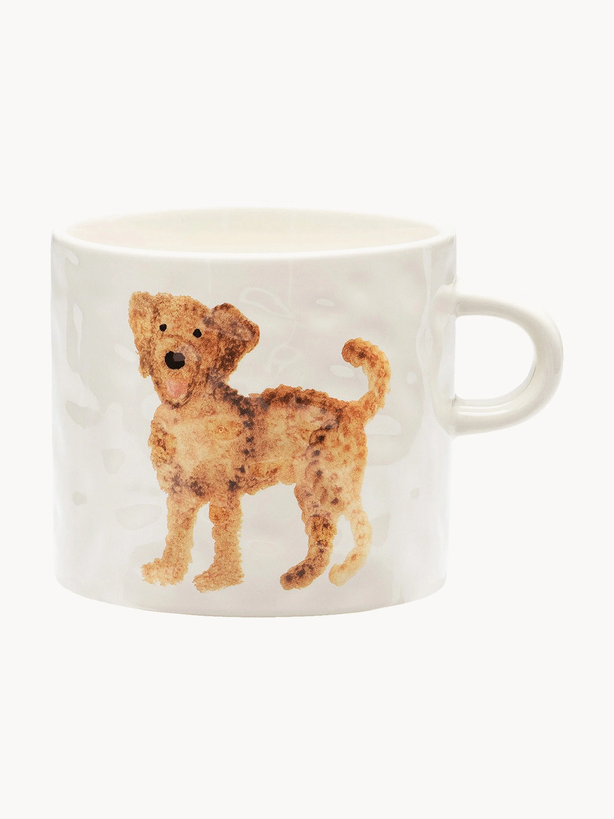 Handbemalte Keramik-Tasse Labradoodle