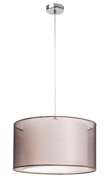 Lampa wisząca chromowana brązowa Anastasia 1xE27x60W Rabalux