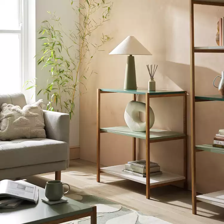 Habitat Jive Short Shelving Unit - Green