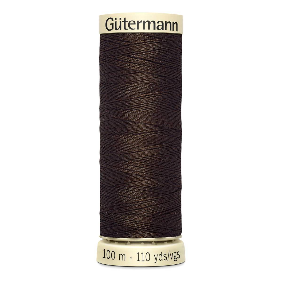 Gutermann Brown Sew All Thread 100m (406)