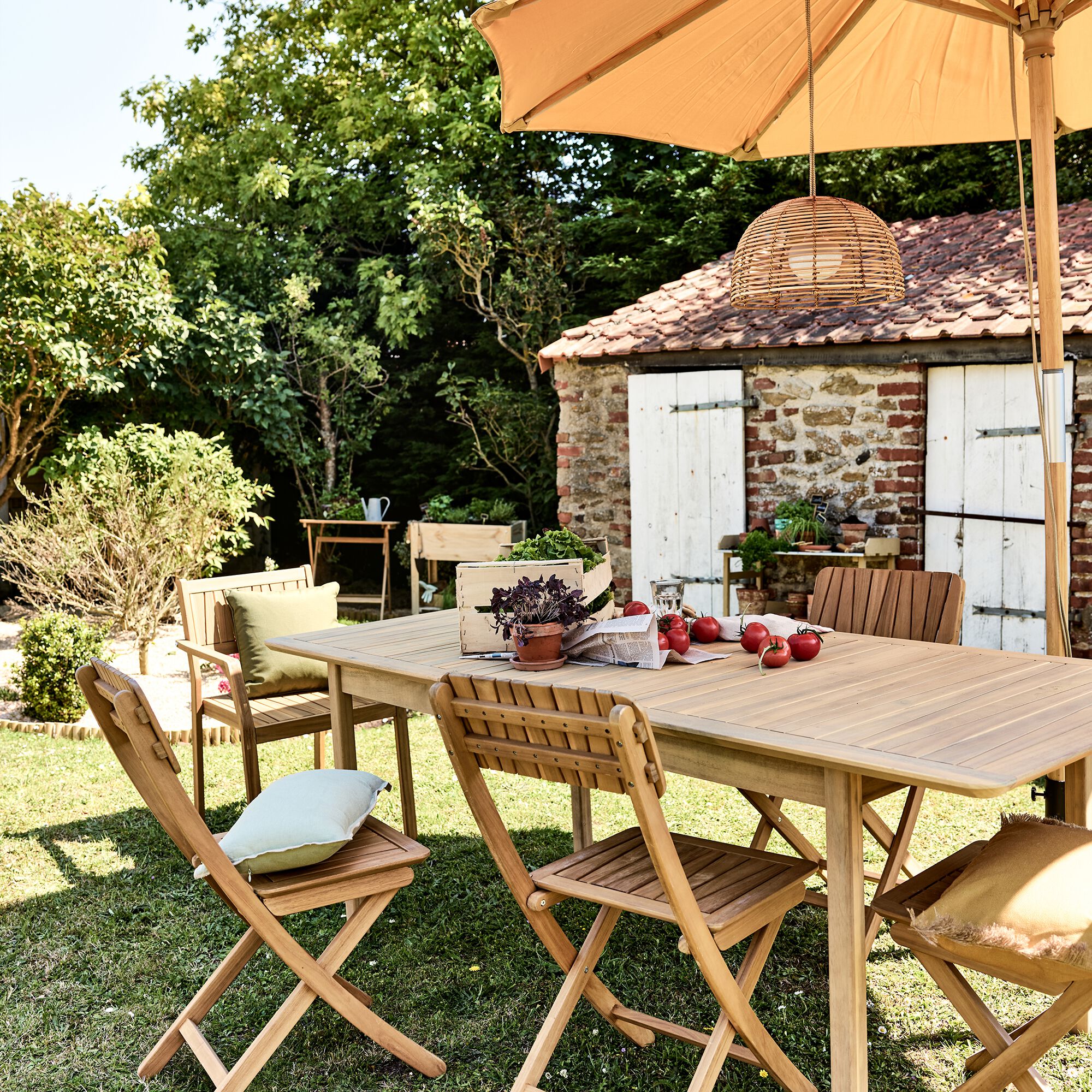 AURORA - Guirlande lumineuse solaire naturelle 8m - beige