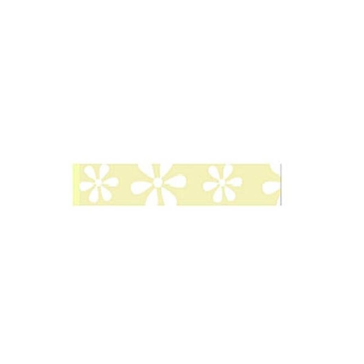 Cream Daisy Ribbon 15mm x 3.5m