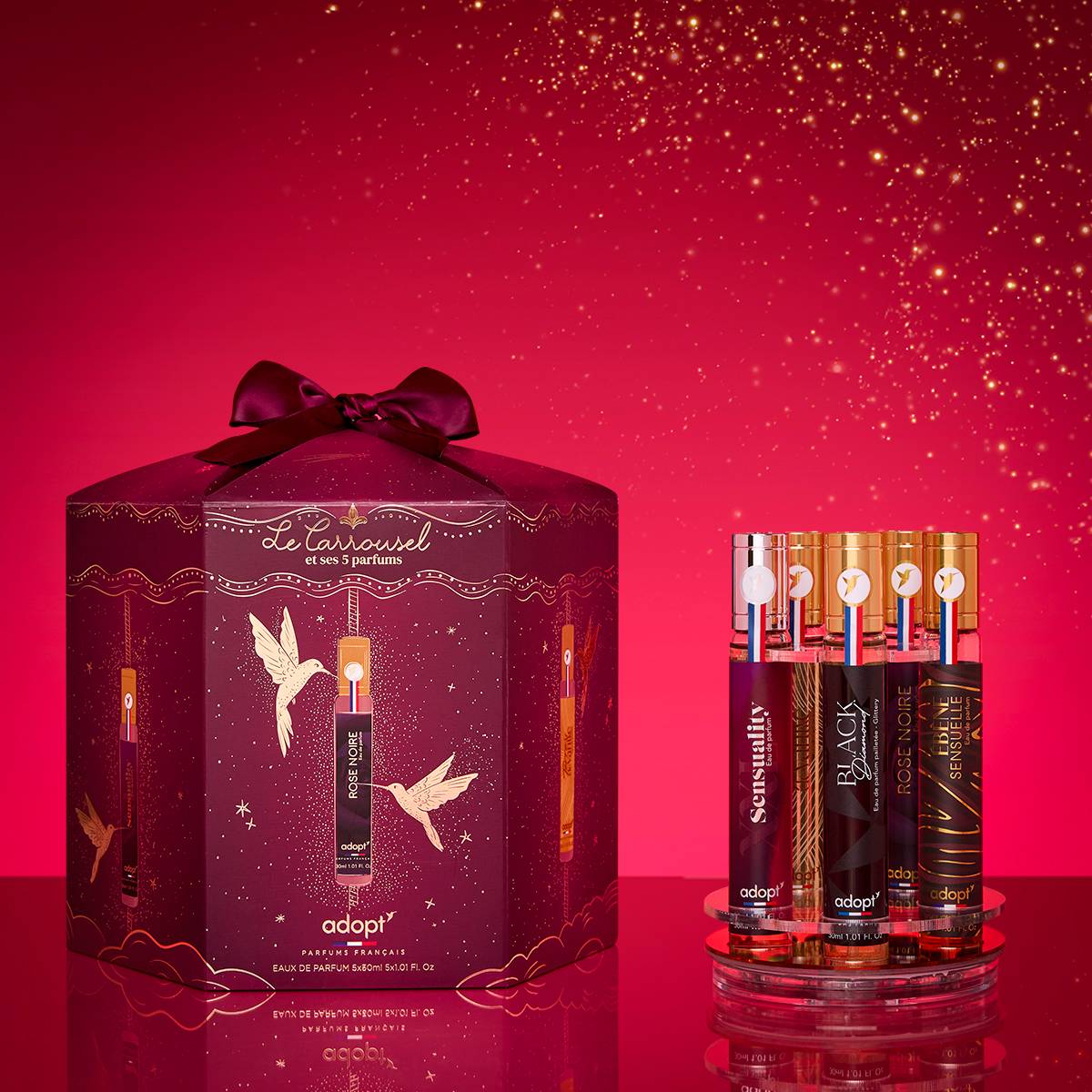 Carrousel CaractèreCarroussel 5 x eaux de parfums 30 ml