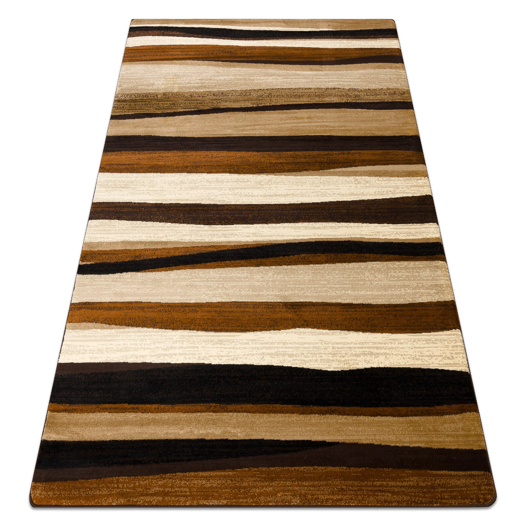 Dywan ROYAL 5374 Fale - beż / brązowy 100x200 cm